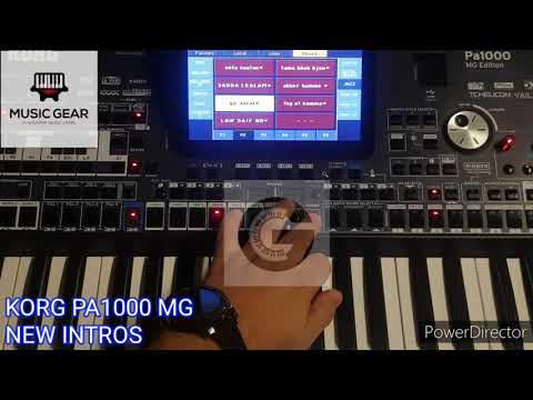 KORG PA1000 MG - NEW INTROS انتروهات جديدة