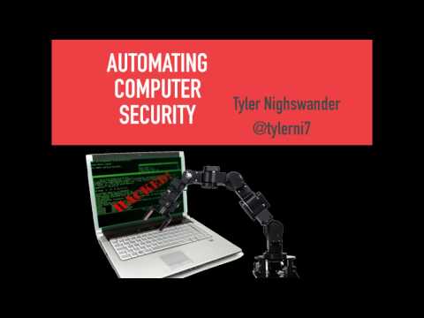 Insomni'hack 2017 - Automating computer security - Tyler Nighswander