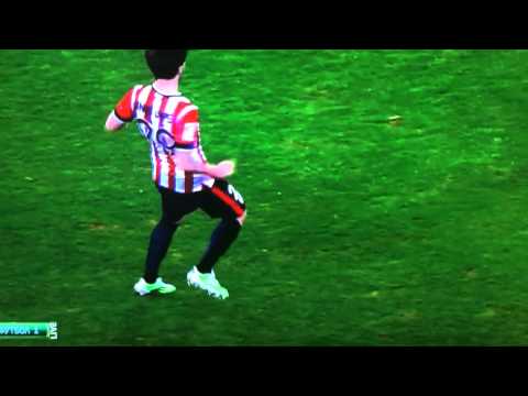 Athletic Bilbao vs Barcelona  1-2 08/02/2015 GOAL Mikel Rico