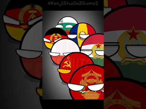 "Eternal Enemies" || «Nato Vs The Warsaw Pact» || [ CountryBalls ] || #countryballs #shorts #edit ||