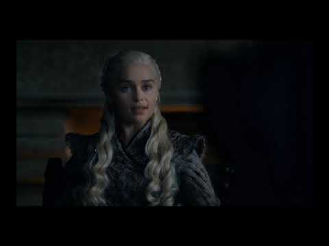 Lady Brienne Vouching for Jamie Lannister in his Trial in Winterfell. GOT S08 E02