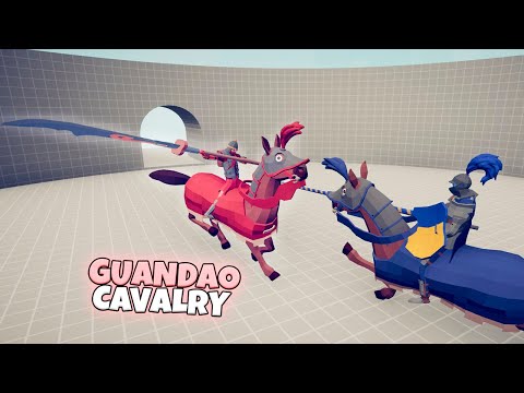 GUANDAO CAVALRY 1 vs 1 EVERY UNIT | TABS Modded Gameplay
