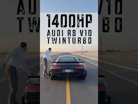 Launching a 1400hp Audi R8 - 1.9 seconds to 100kmh