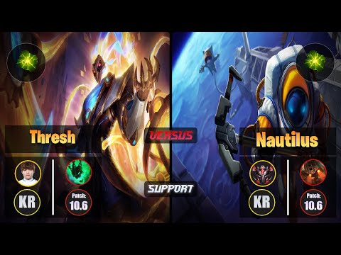 Beryl THRESH (Support) [Aftershock] VS NAUTILUS - Grandmaster KR Patch 10.6
