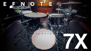 Video thumbnail for Efnote 7X electronic drums unboxing & first ROCKING at Spytunes Studio by digitaldrumming