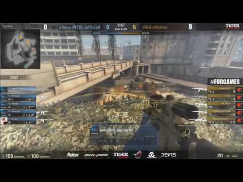 CS:GO - Crazy 4-Man Overpass Boost During eSuba vs eXtatus
