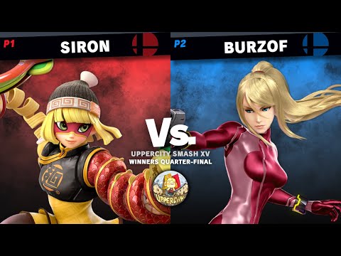 UpperCity Smash XV - Siron (Min Min) vs Burzof (Zero Suit Samus) - Winners Quarter-Final.