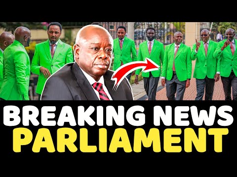 You won't Believe! GACHAGUA'S MPs Stormed Parliament In GREEN - Bombshell!
