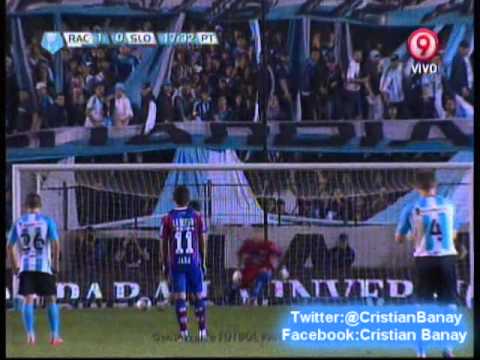 Racing 4 San Lorenzo 0 (Relato Ruben Granado )  Torneo Inicial 2012 Los goles
