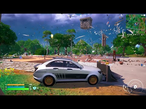Destruction in Fortnite HD PC Graphics! UNREAL ENGINE 5.1