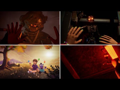 FNAF: Security Breach Ruin DLC - ALL ENDINGS (Scooper, Fredbear, Normal) 4K