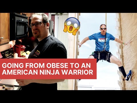 He lost more than 90 pounds. Now he's competing on American Ninja Warrior