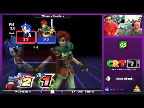 CRT 11: WG | Shanic77 (Sonic) Vs. FX | Sethlon (Roy, Mario) - WR3