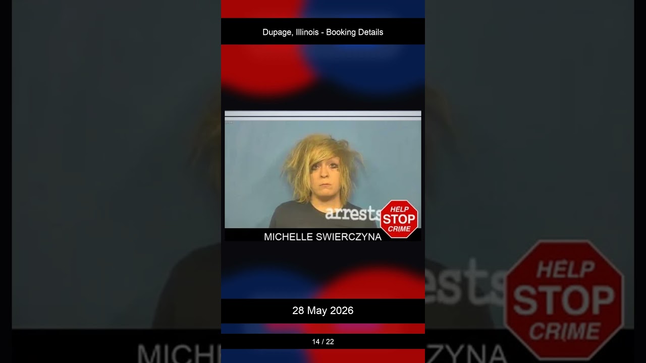 DuPage County, Illinois Booking Records — May 28, 2026
