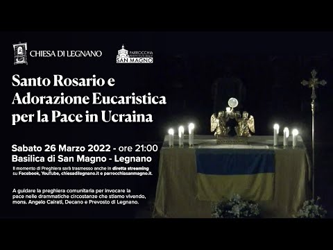Rosario e Preghiera per la Pace in Basilica a Legnano