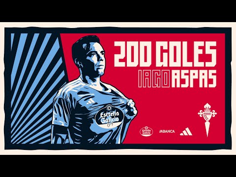 👑🩵 ¡200 goles de IAGO ASPAS con el RC CELTA!