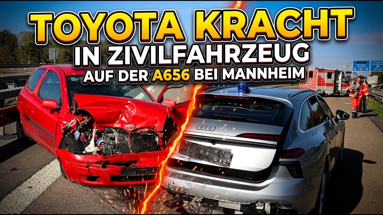 Zwei Leichtverletzte und rund 80.000 Euro Sachschaden nach Auffahrunfall auf der A 656 bei Mannheim