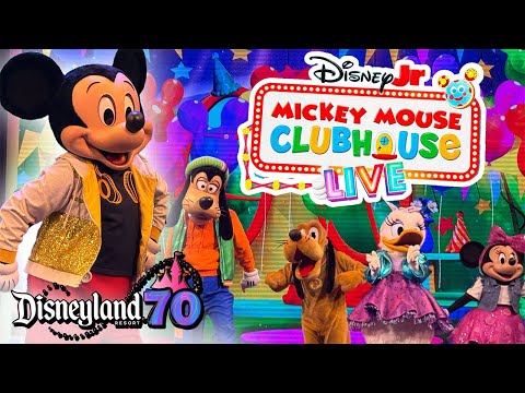 NEW Disney Jr. Mickey Mouse Clubhouse Live Character Show - Disney California Adventure