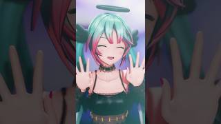 【MMD】Cheers You On — “はいがんばって！” 😸💪/YYB Drained Miku【4K】#mmd #yyb式 #初音ミク #shorts