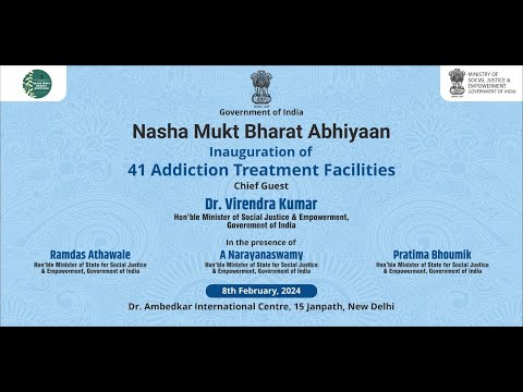 Inauguration of 41 Addiction Treatment Facilities