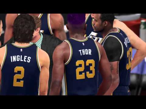 First game nba 2k16 my career  - utah jazz - ep1