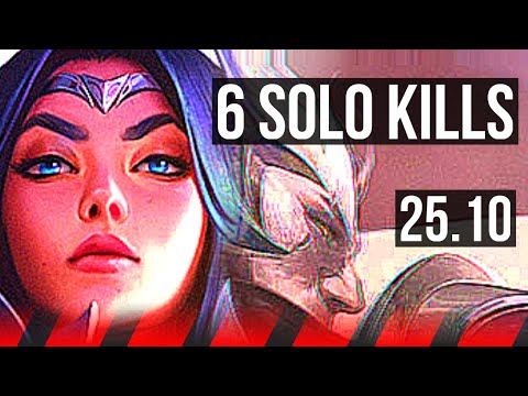 IRELIA vs DARIUS (TOP) | 6 solo kills, 11/2/5, Legendary | KR Master | 25.10