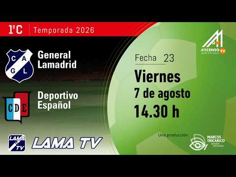 #PRIMERA C | GRAL. LAMADRID - DEP. ESPAÑOL | FECHA 23