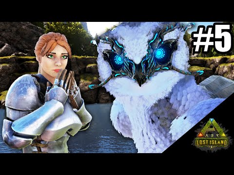 OFFICIAL ARK LOST ISLAND SERIES #5 - TAMING THE SNOW OWL - ARK SURVIVAL EVOLVED