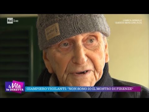 Giampiero Vigilanti: "non sono io il mostro di Firenze" - La vita in diretta 04/12/2018
