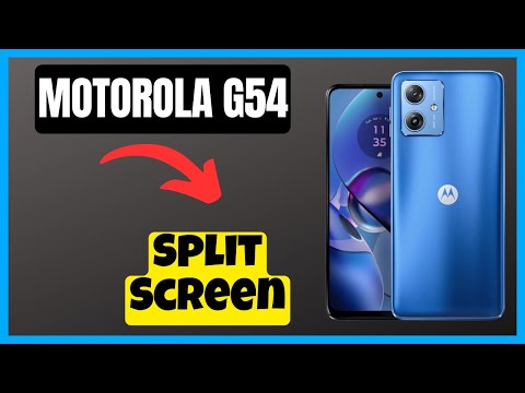 Motorola Moto G54 Split Screen || How to use multiple screens || Split screen settings