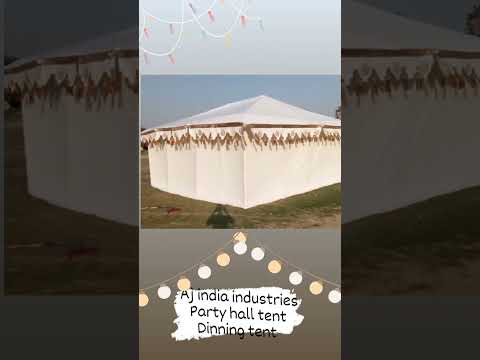 White shamiyana tent, size: 20x30