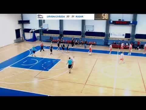 ARKUS liga 10. kolo / MRK Crvena Zvezda - RK Rudar