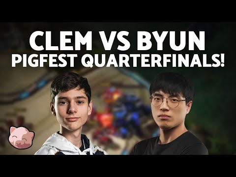 CLEM vs BYUN: BIG TvT Quarterfinal Clash! | PiGFest (Bo5) - StarCraft 2