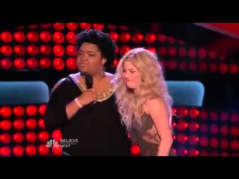 Usher and Adam Levine look Shakira