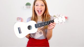 Beginner Ukulele Tutorial - How to Play (& sing) 3 easy songs