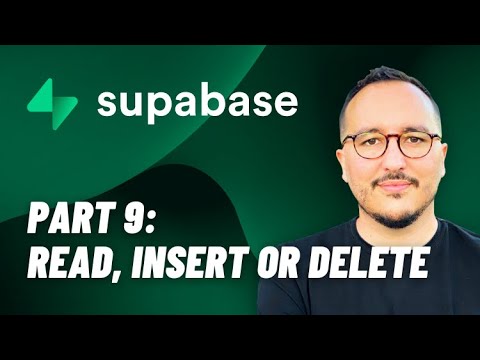 Create a project with Supabase — Course part 1