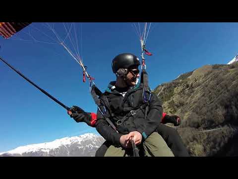 Paragliding in the Alps