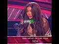 SZA Wins R B Artist Of The YEAR