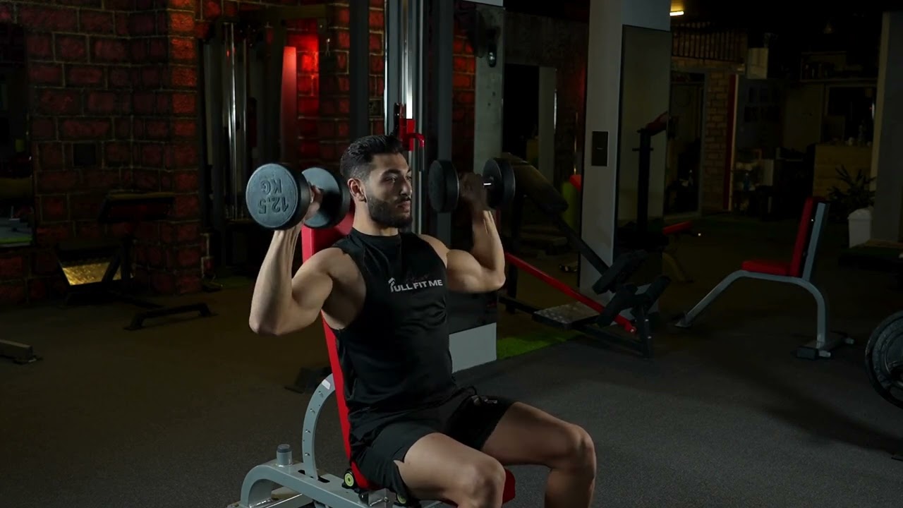 Seated Dumbbell Overhead Press exercise