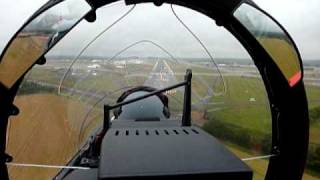 preview picture of video 'PC-21 approaches Fairford (RIAT 2010) - Cockpit view'