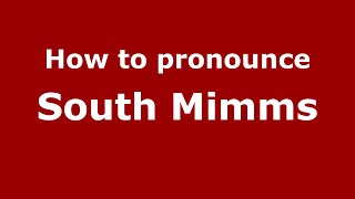 How to pronounce South Mimms