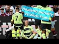 Erling Haaland Premier League debut goal | West Ham vs Man City |