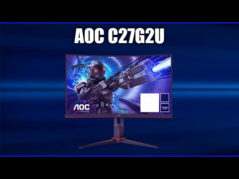 фото игровой монитор aoc agon c27g2u/bk 0
