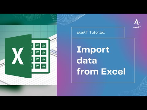 [English Tutorial] 5.1.1 Import data from Excel