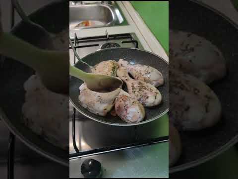Dieta mediterranea, pollo in padella con rosmarino e salvia
