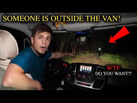 THE NIGHT WE ALMOST DIED VAN CAMPING IN HAUNTED SATANIC FOREST - MY SCARIEST CAMPING TRIP