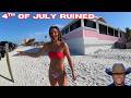 Disrespectful Teens July 4th Beach Party Gets Crashed By Cops