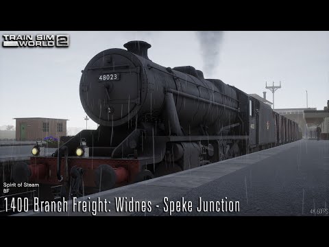 1400 Branch Freight: Widnes - Speke Junction - Spirit of Steam - 8F - Train Sim World 2