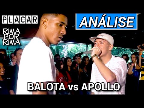 BALOTA x APOLLO | 4ª Batalha dos Amigos | ANÁLISE - Rima por Rima