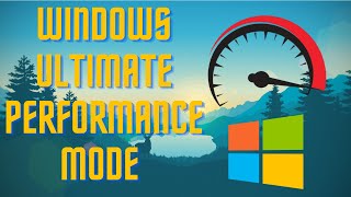 How To Enable Ultimate Performance Mode In Window 11 | 2022